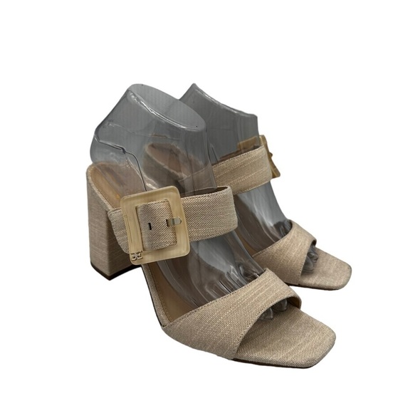 SAM EDELMAN dalton heel mules in caramel suede - Picture 1 of 5